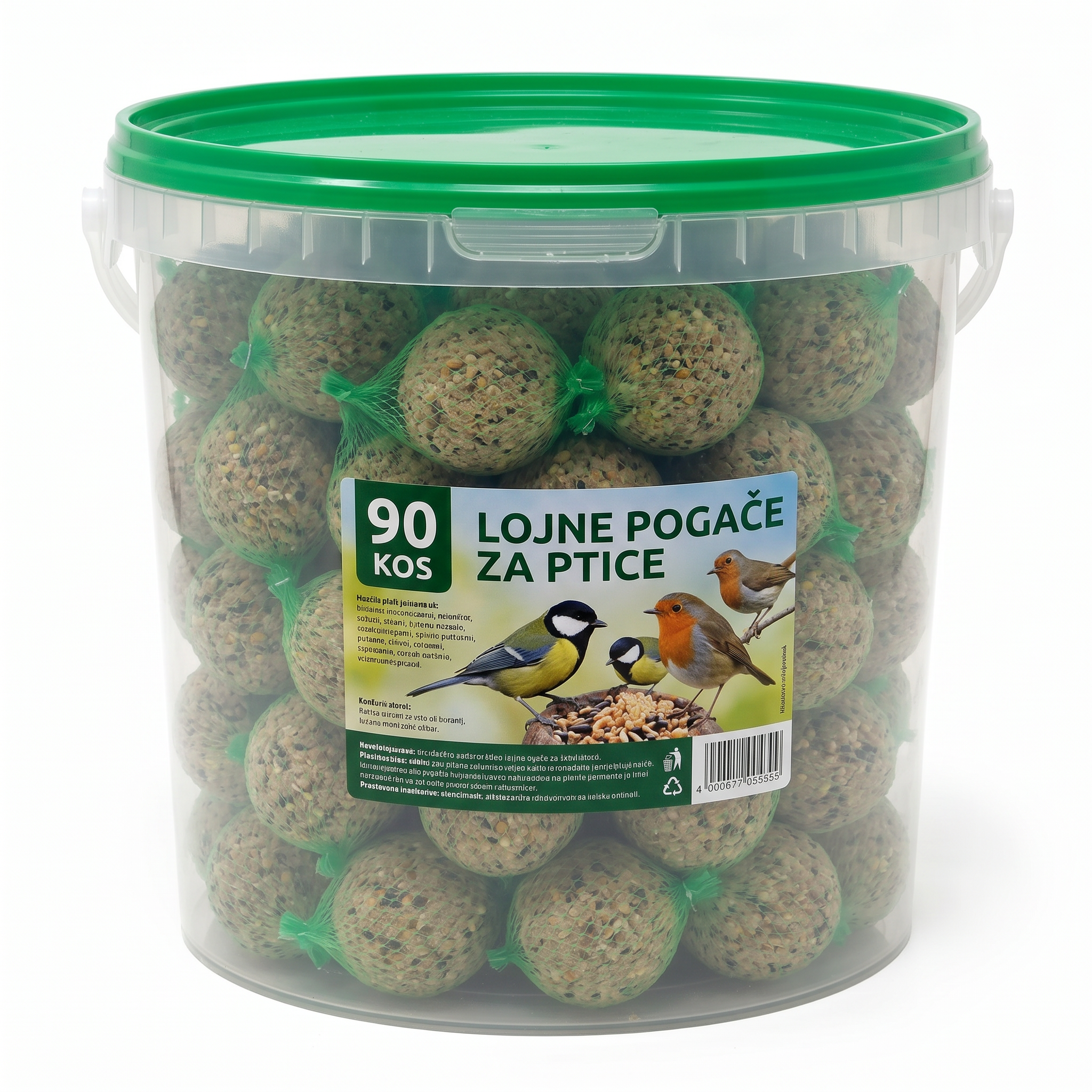 LOJNA POGAČA 50 x 90g v VEDRU